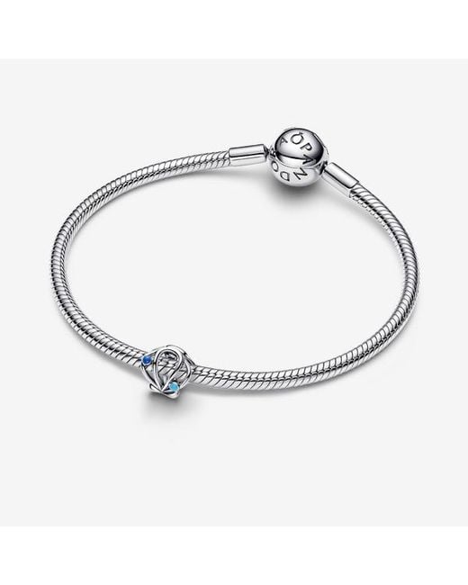 Pandora Blue Openwork Shell Charm