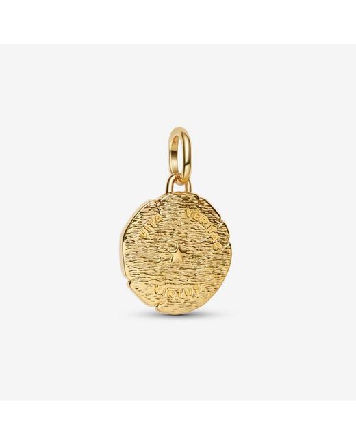 Pandora Metallic Lion Medallion Charm