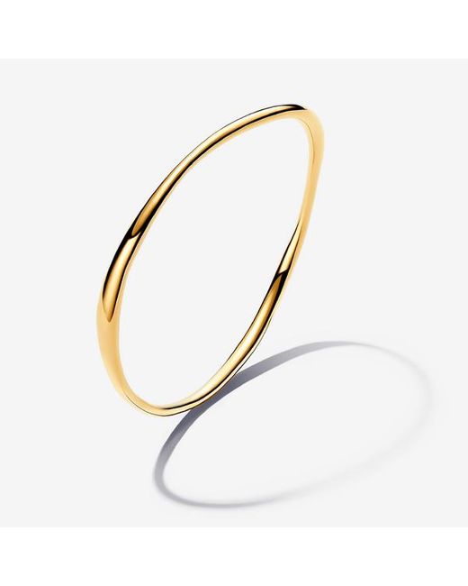 Pandora White Organically Shaped Bangle