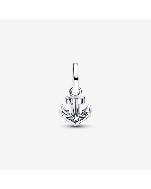 Pandora Blue Anchor Mini Dangle Charm
