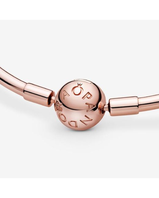 Pandora Metallic Moments Snake Chain Style Open Bangle
