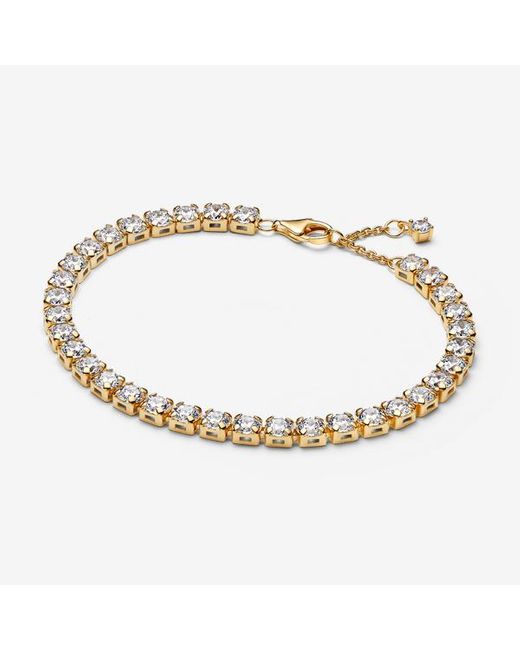 Pandora Metallic Sparkling Bold Tennis Bracelet