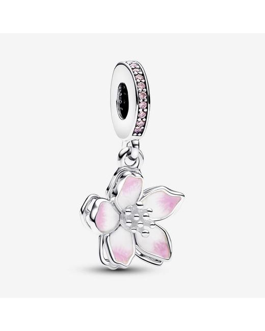 Pandora Pink Cherry Blossom Dangle Charm