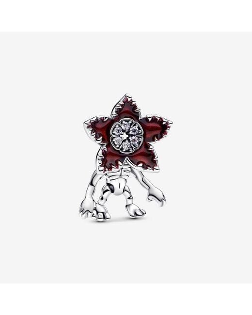 Pandora Red Stranger Things Moveable Demogorgon Charm