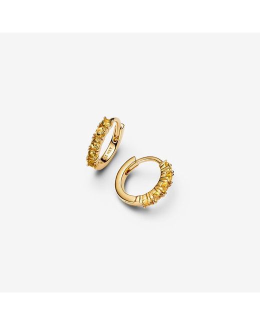 Pandora Metallic Huggie Earrings