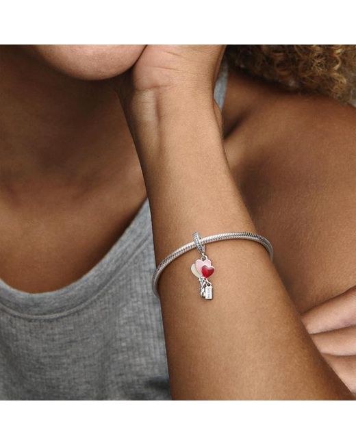 Pandora Red Happy Bday Balloon Dangle Charm 798076cz