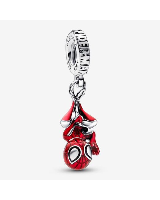Pandora Red Marvel Hanging Spider- Dangle Charm