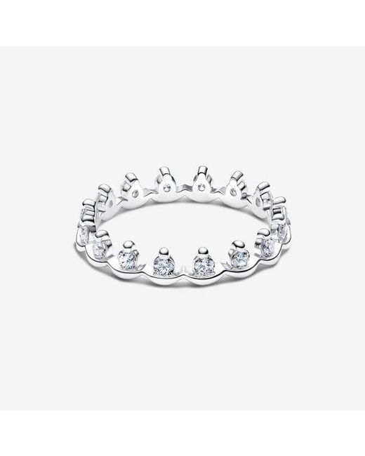 Pandora Metallic Sparkling Regal Band Ring