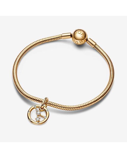 Pandora Metallic Cancer Zodiac Dangle Charm