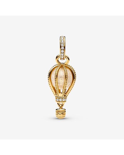 Pandora Metallic Sparkling Hot Air Balloon Dangle Charm