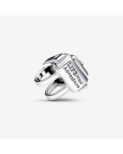 Pandora White Adventure Backpack Charm