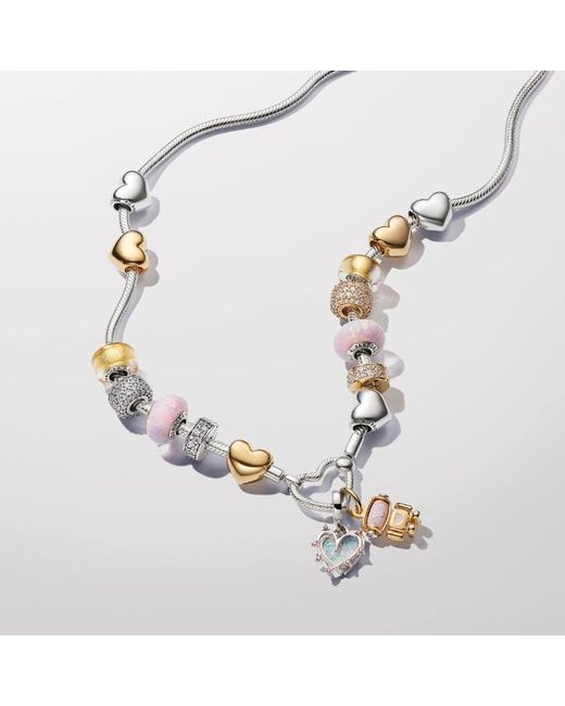Pandora White Stunning Jewelry - Gift For - Made With Sterling Silver & Cubic