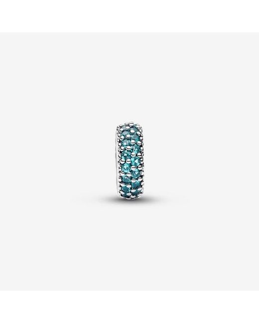 Pandora Blue Ice Stone Spacer Charm