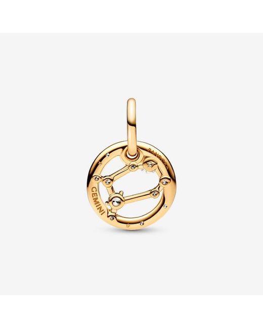 Pandora Metallic Gemini Zodiac Dangle Charm