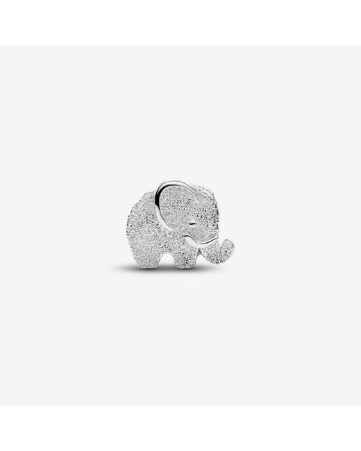 Pandora Metallic Textured Elephant Mini Charm