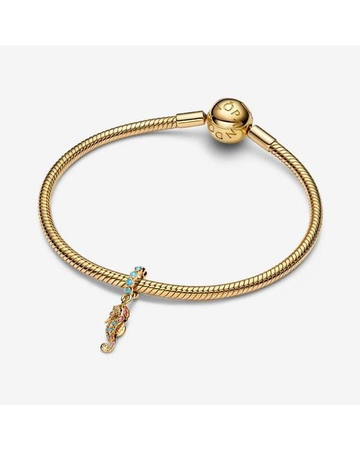 Pandora Metallic Seahorse Dangle Charm