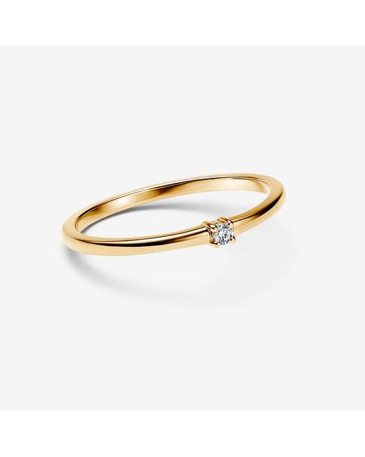 Pandora Metallic Era 14K Lab-Grown Diamond Single Stone Ring