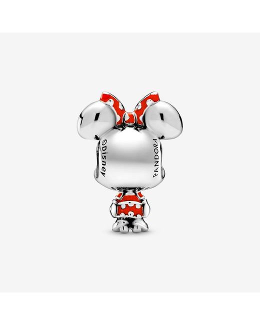 Pandora Red Disney Minnie Mouse Dotted Dress & Bow Charm