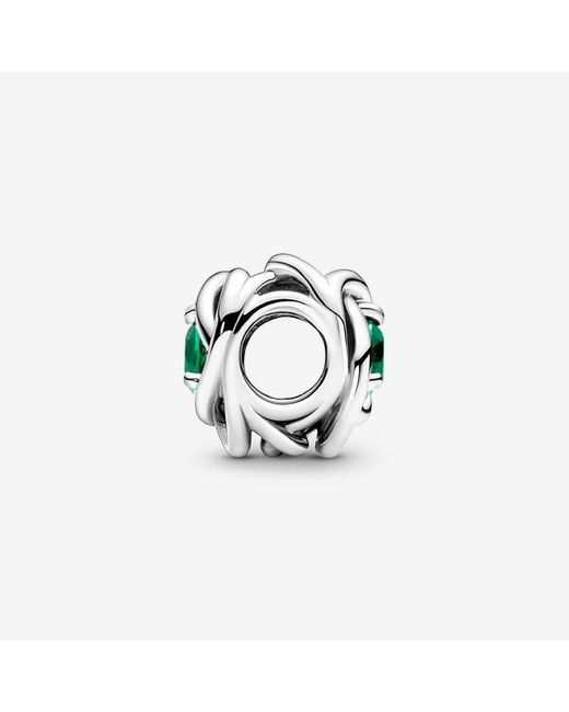 Pandora Green May Birthstone Eternity Circle Charm