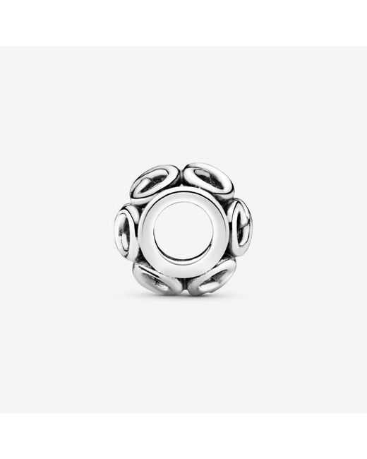Pandora White Openwork Infinity Charm