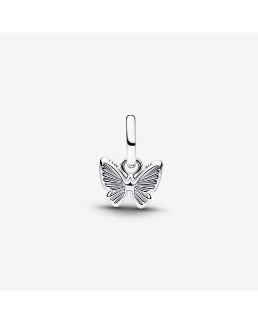 Pandora White Butterfly Mini Dangle Charm