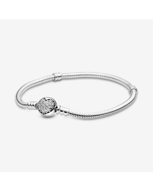 PANDORA Moments Sparkling Heart Clasp 