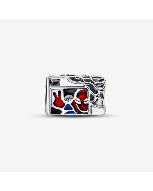 Pandora Black Marvel Spider- Camera Selfie Charm