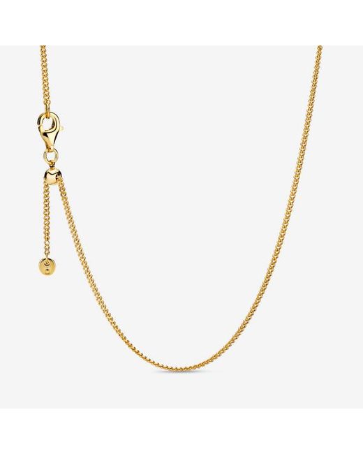 Pandora Metallic Curb Chain Necklace
