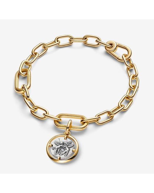 Pandora Metallic Cupids Medallion Charm