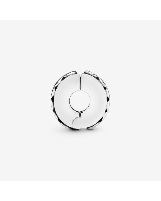 Pandora White Band Of Hearts Clip Charm