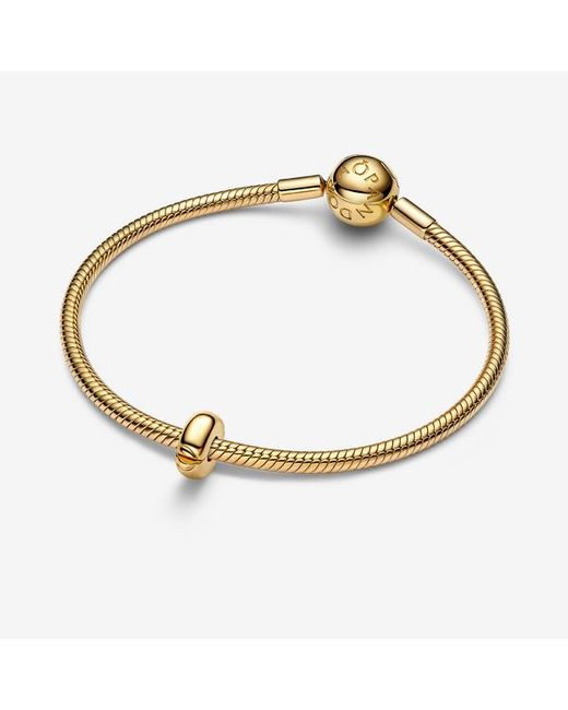 Pandora Metallic Round Clip Charm