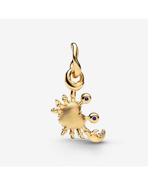 Pandora Metallic Crab Dangle Charm