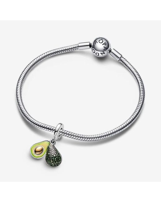 Pandora Green Avocado Double Dangle Charm