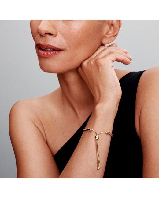 Pandora Metallic Snake Chain Slider Bracelet