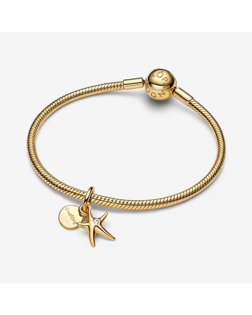 Pandora Metallic Starfish Double Dangle Charm