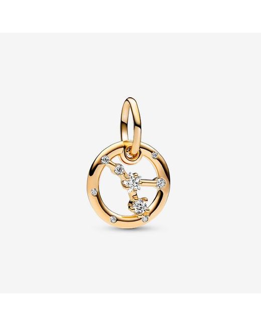 Pandora Metallic Cancer Zodiac Dangle Charm