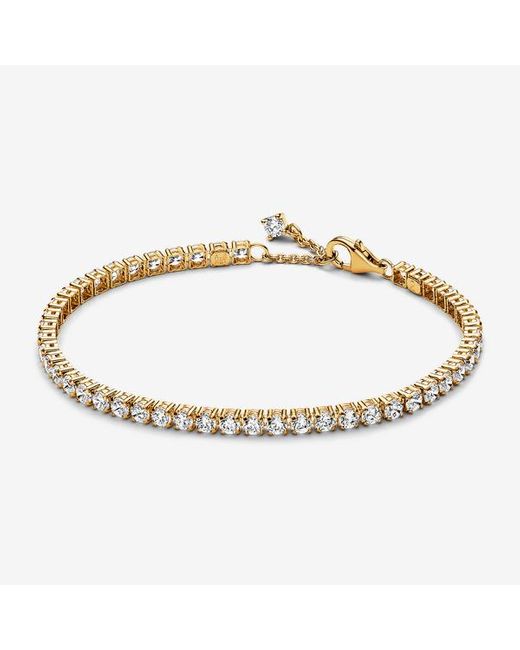 Pandora Metallic Sparkling Tennis Bracelet
