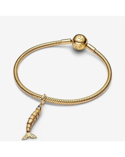 Pandora Metallic Articulated Fish Dangle Charm