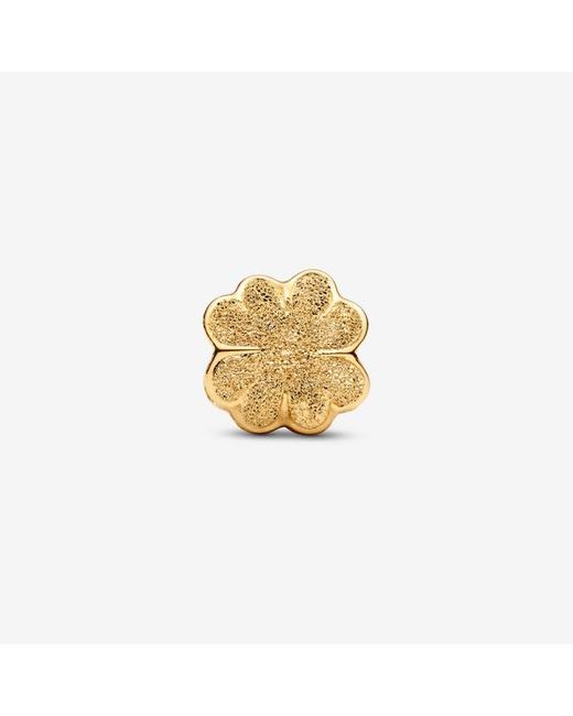 Pandora Metallic Textured Clover Mini Charm