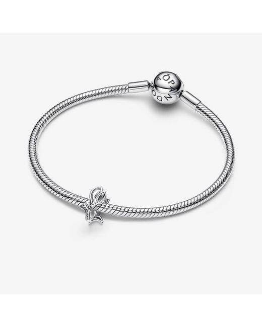 Pandora White Tulip Openwork Charm