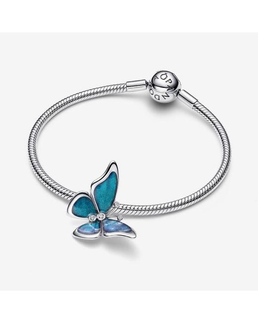 Pandora Blue Oversized Butterfly Charm