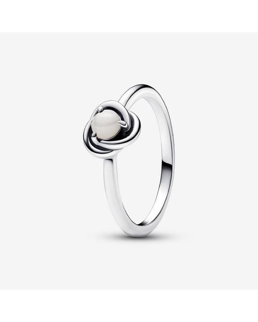 Pandora Metallic June Birthstone Eternity Circle Ring