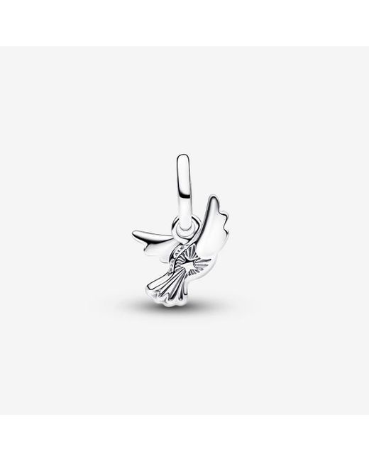 Pandora White Dove Mini Dangle Charm
