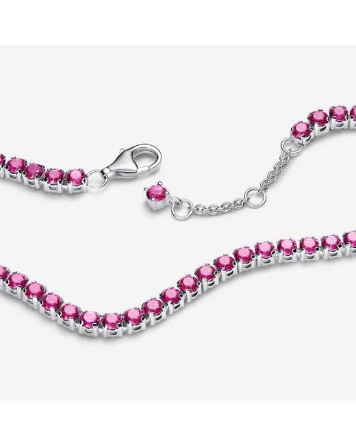 Pandora Pink Sparkling Tennis Bracelet