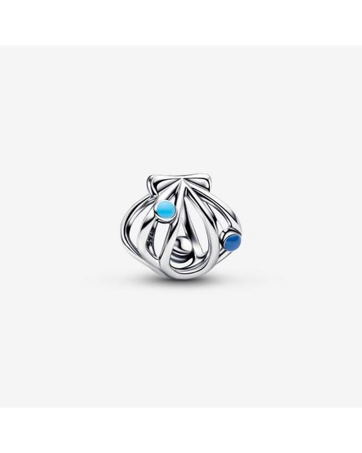 Pandora Blue Openwork Shell Charm