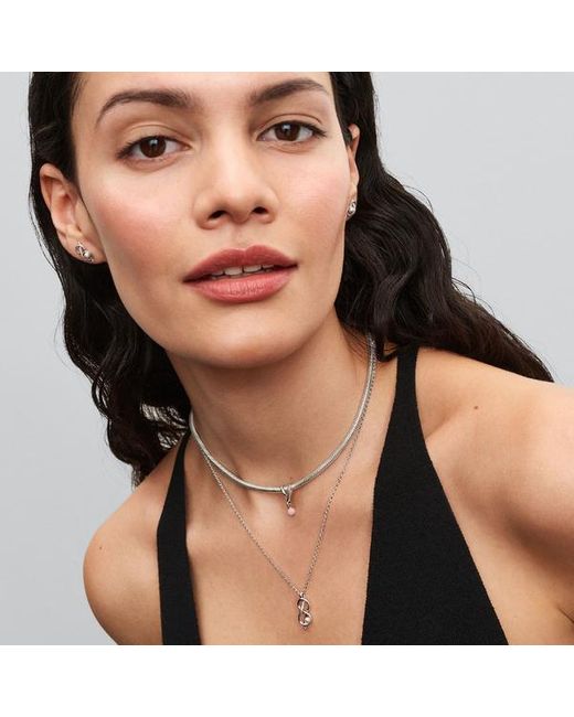 Pandora Metallic Infinity Knot Collier Necklace