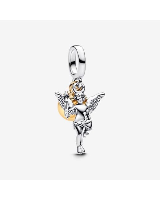 Pandora White Cupid Dangle Charm