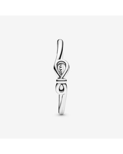 Pandora Metallic Infinity Knot Ring