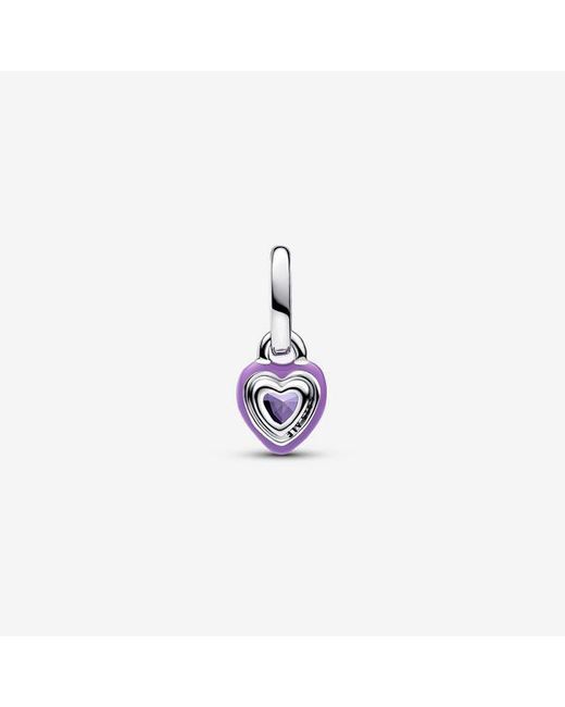 Pandora Purple Me Chakra Heart Mini Dangle Charm