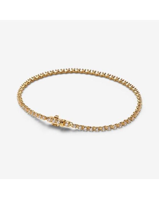 Pandora Metallic Era Lab-Grown Diamond Tennis Bracelet